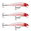 3x Rapala 10cm X Rap Magnum Cast Hard Body Casting Fishing Lures - HD Red Head