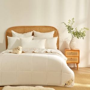 Wooltara Washable Summer Wool Cotton Blend Quilt Single