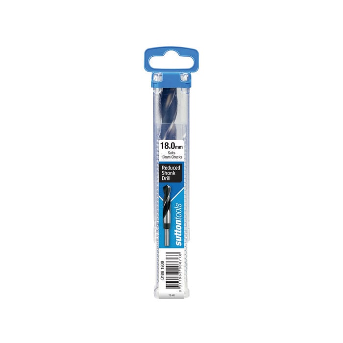 Sutton Tools 18 x 12.5mm Reduced Shank Jobber Drill Bit