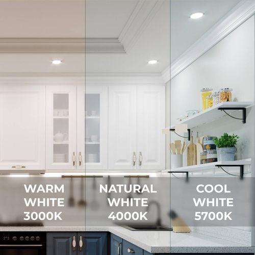 DETA X8 Metal 70mm MultiPower Tri-Colour Dimmable LED Downlight ...