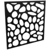 ProtectorAl 300-1200mm x 300-1200mm Satin Black/Gloss Black Riverstone Unframed Composite Deco Panel