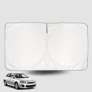Windscreen Sun Shade for Mitsubishi® Lancer 2007-2017 Universal Fit Window Visor UV Block