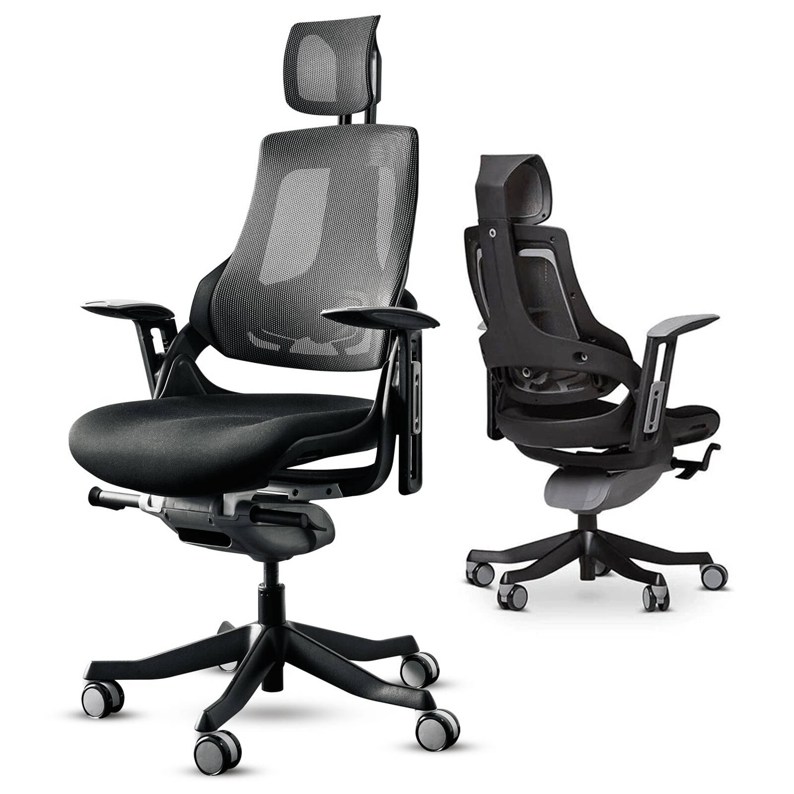Desky Pro+ Ergonomic Chair Black