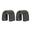 Amalfi Boyd Stone Book Ends 2pcs Set Grey & Green 11.5x7.6x11.5cm