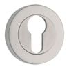 Gainsborough Stainless Steel Oval Cylinder Round Escutcheon