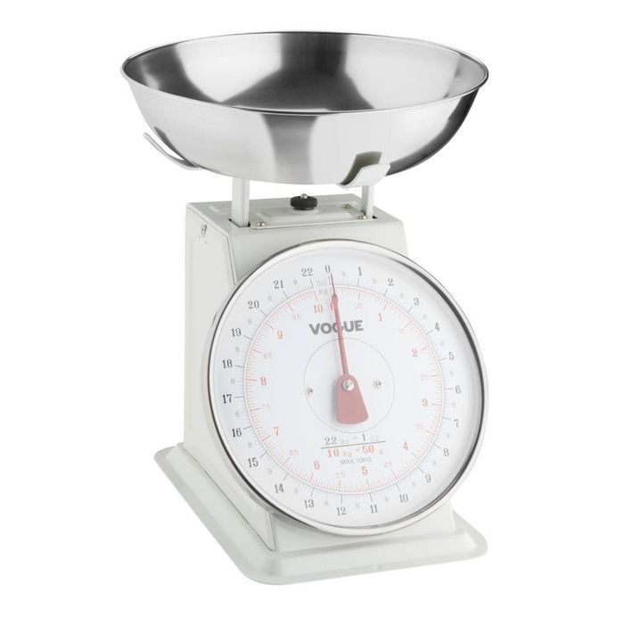 Vogue Kitchen Scale Bowl Top 10kg 50g Graduation Commercial Food Preparation