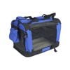 Yes4pets Xxl Foldable Soft Dog Cat Puppy Crate Carrier With Curtain-blue