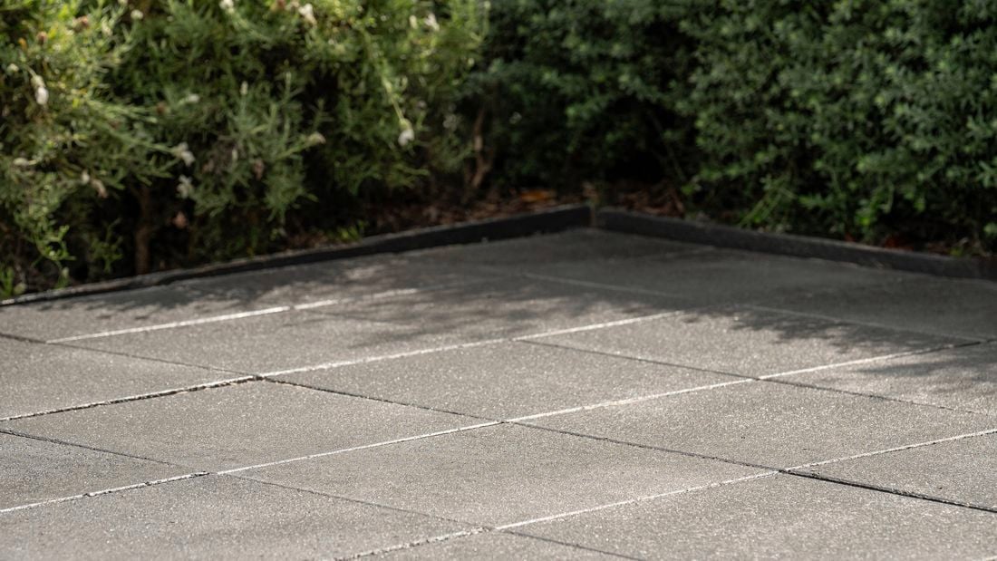 Clean and dry newly sealed pavers
