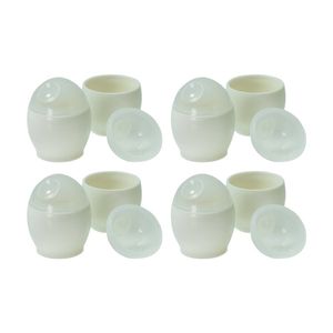4x 2pc Avanti Microwave Egg Poachers Set Kitchen Tool