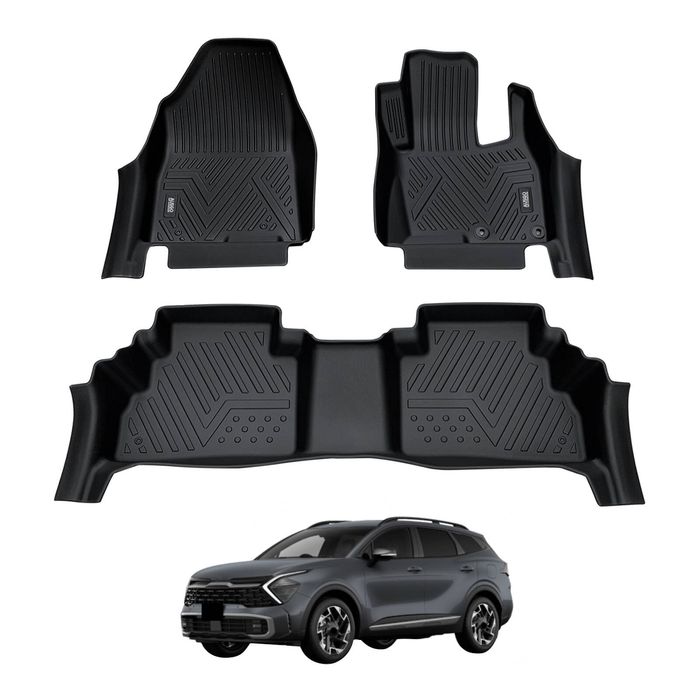 AUSGO Car Floor Mats for KIA Sportage Petrol / Diesel NQ5 Series 2021-2025 All-Weather Floor Liners