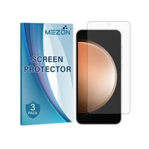 3 Pack MEZON Samsung Galaxy S23 FE (6.4") Ultra Clear Film Screen Protectors