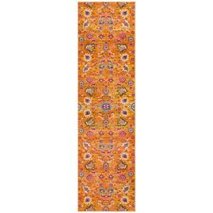 The Rug Connection Garden 210 Rust 500x80cm - Extra Large Runner Transitional Pet Friendly Indoor Rug