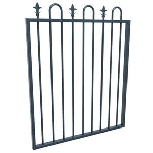 ProtectorAl 975 W x 1200mm H Deep Ocean Aluminium Loop & Spear Top Pool Gate
