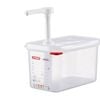 Araven Sauce Dispenser With Pump 30ml 1/4gn 4.3l Polypropylene Commercial Kitchen Storage
