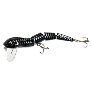 Taylor Made Rattling Reptile 180mm Hard Body Fishing Lure BL Black with Silver Scale