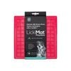 LickiMat Classic Playdate Boredom Buster Dogs & Cats Slow Feeder Mat Pink