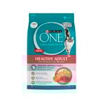 Purina One 3kg Healthy Adult with Salmon and Tuna Dry Cat Food