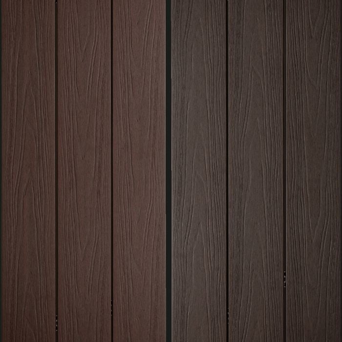 Ekodeck 137 x 23mm 5.4m Redgum / Deep Walnut Composite Flame Fighter Decking