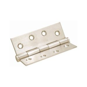 Zanda 100x75mm Stainless Steel Butt Hinge