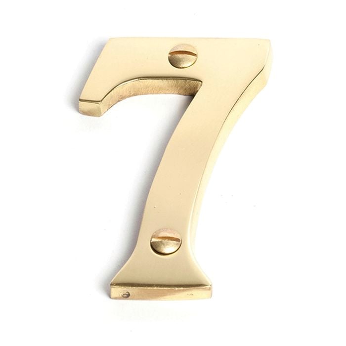 Sandleford 75mm Brass Numeral 7