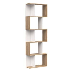 Advwin 5-Tier Cube Bookshelf Storage Bookcase Display Shelf