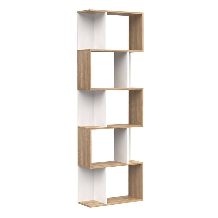Advwin 5-Tier Cube Bookshelf Storage Bookcase Display Shelf