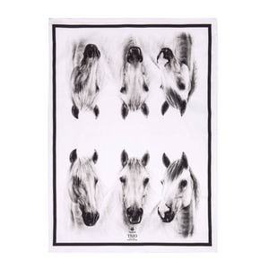 Ashdene Trio Grey 70x50cm Tea/Kitchen Towel - White