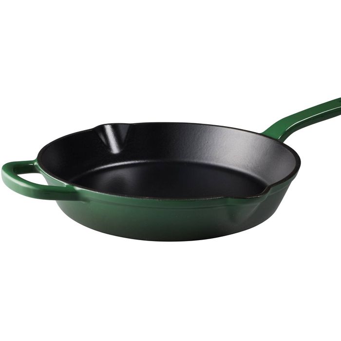Maxwell & Williams Cast Iron Frypan English Racing Green Cookware 26cm