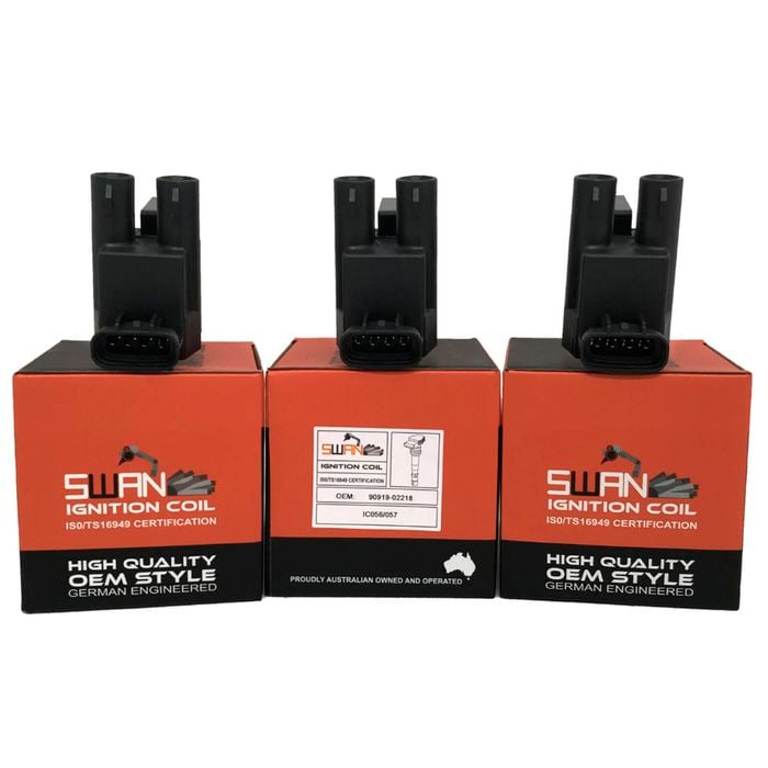 3-Pack SWAN Ignition Coil for Toyota Toyota Landcruiser (FZJ) 4.5L