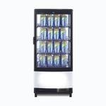 Bromic Countertop Fridge - 80L - 1 Door - Curved Glass - Black