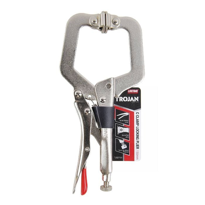 Trojan 150mm C Clamp Locking Pliers