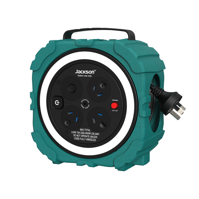 Jackson Rugged Plus 10m Heavy Duty Cable Reel with 550L Ring Light