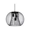 Oriel Lighting MALO.45 3 LIGHT WIRE PENDANT BLACK 45cm