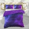 3D Purple Starry Sky 332 Bed Pillowcases Quilt Queen Size
