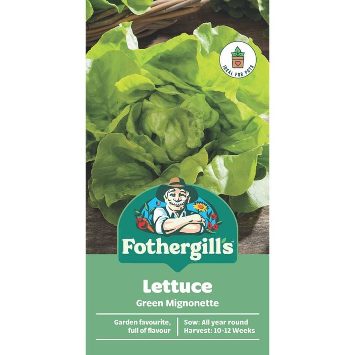 Fothergill's Green Mignonette Lettuce Vegetable Seeds