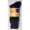 Stretto Mens Thermal Socks 2pk Black Size 6-9 17223