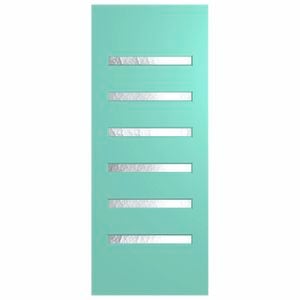 Hume 2040 x 820 x 40mm Verve External Door VER6 - Cathedral