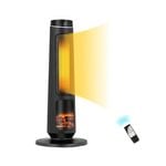 Costway 2500W Ceramic Tower Electric Heater w/Remote Control