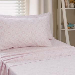 Jelly Bean Kids Suns Double Bed Sheet Set - Pink