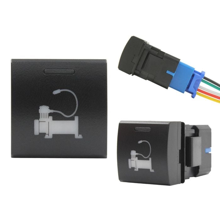 Switch Boss Push Switch fits Toyota Square Replacement 2018+ - Air Compressor [Symbol]