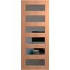 Hume 2040 x 820 x 40mm Entrance Door Nexus SPM NEX36 - Grey Tint