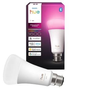 Philips Hue A67 BC LED 1600Lm Colour 15W Smart Globe