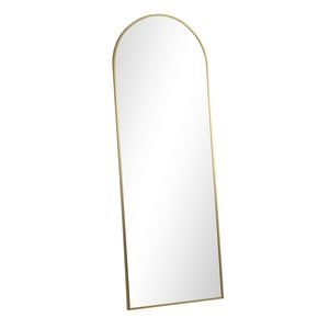 Oikiture 180x70cm Full Length Mirror Floor Mirrors Metal Gold