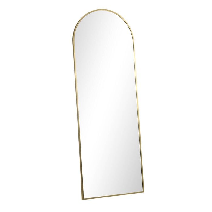 Oikiture 180x70cm Full Length Mirror Floor Mirrors Metal Gold ...
