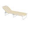Marquee Folding Sunlounge Yellow