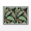 Banana Leaves Abstract Design  Print 100% Australian Made 90x60cm  (Poster)