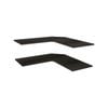 Lugna 900 x 580mm Storm Corner Adjustable Shelf - 2 Pack