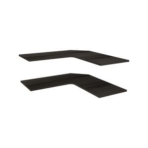 Lugna 900 x 580mm Storm Corner Adjustable Shelf - 2 Pack