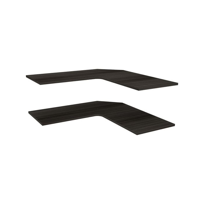 Lugna 900 x 580mm Storm Corner Adjustable Shelf - 2 Pack