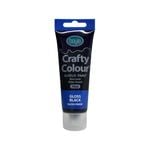 Boyle 75ml Black Gloss Crafty Colour Acrylic Paint